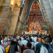 Vicepresidenta Raquel Peña y primera dama, Raquel Arbaje, junto a otras personalidades, durante eucaristía con motivo del Día de Nuestra Señora de la Altagracia, en la Basílica-Catedral de Higüey.