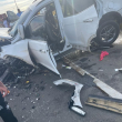 Imagen del accidente ocurrido la mañana de este domingo en la circunvalación de Baní