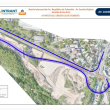 Mapa del cierre de las avenidas República de Colombia y Jacobo Majluta por construcción de desnivel
