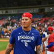 El capitán de la selección dominicana en el Clásico Mundial de Béisbol, Manny Machado, fotografiado en el Estadio Quisqueya Juan Marichal el 2 de marzo de 2026.