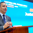 Luis Henry Molina, presidente de la Suprema Corte de Justicia (SCJ), habla durante la actividad.