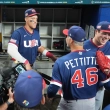Aaron Judge, de Estados Unidos, aparece luego del triunfo sobre República Dominicana en la semifinal del Clásico Mundial de Béisbol, el 16 de marzo de 2026.