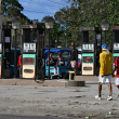 Una gasolinera permanece cerrada por falta de combustible en La Habana, Cuba, el 24 de marzo de 2026.