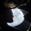 La astronauta Christina Koch en el Artemis II.