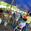 Comunitarios de La Cuaba se mantienen de forma permanente en los terrenos donde construirá vertedero.