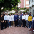 Francisco Javier, aspirante presidencial en el “Café Político de la Pontificia Universidad Católica Madre y Maestra (PUCMM)”