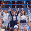 Carolina Mejía durante su acto en el Sur