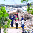 Labores de rescate en una de las edificaciones colapsadas en La Guira, tras los terremotos ocuridos en Venezuela.