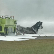Accidente del avión ejecutivo en el aeropuerto de La Romana, el pasado 7 de junio.