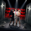 Karla Fatule y Robmariel Olea figuran en los roles protagónicos del musical "Chicago", acompañadas por Javier Grullón, quien interpretará al carismático abogado Billy Flynn.