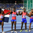 La cuarteta dominicana había llegado en el primer lugar de la final de los relevos 4X100 mixtos.