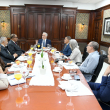 El ministro de Educación, Luis Miguel de Camps, expone en el Desayuno del Listín Diario.