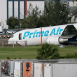Avión de Amazon Prime accidentado