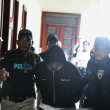 Lenin Jhericop Núñez de León al salir de la audiencia de coerción