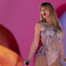 La cantante Taylor Swift durante un concierto del 5 de mayo de 2023 en Nashville, Tennesse.