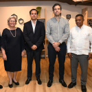 Ramón de los Santos, Cándida Mejía, Antonio Pappaterra, Leonardo Macarulla y Rafael Bueno.