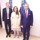 Stefaan Pauwels, Marianna Ruiz y Raúl Fuentes Milani.