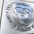 Logo del Fondo Monetario Internacional (FMI).