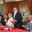 Iván García habló ayer en presencia del presidente Luis Abinader.