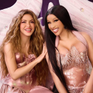 Shakira y Cardi B en el videoclip de "Puntería".