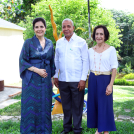 La actividad contó con la presencia de la Dra. María Amalia León, presidente de la Fundación Eduardo León Jimenes y del Centro León; Pedro Suárez, director general del Jardín Botánico Nacional; Bingene Armenteros, curadora de la exhibición y la artista Amaya Salazar.