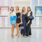 Crystal Jiménez, Mónika Leschhörn. Michèle Jiménez y Lía Pellerano