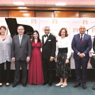 José Luis Ureña, Milena Zivkovic, Héctor Valdez Albizu, Rebeca Masalles, Elioenai Medina, Clarissa de la Rocha de Torres, Ervin Novas Bello y Velibor Veljkovic