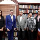 Ilonka Acosta, Rafael Cruz Rodríguez, Miguel Franjul, Cándida Acosta, y Dionisio Santana.