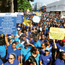 El ministro de Educación, Ángel Hernández, dijo que las constantes interrupciones de la docencia por las protestas de la ADP se reflejan en la baja formación de los alumnos.