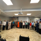 Rectores y otros representantes de universidades del país reunidos en APEC con el ministro de Educación Superior, Ciencia y Tecnología, Franklin García Fermín.