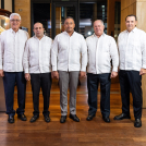 Silvestre Aybar, Gustavo Domingo, Aramis Mella, Donald Sosa y Darío Muñoz.