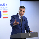 Presidente de españa, Pedro Sánchez.