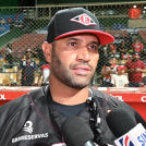 Fotografía muestra al manager de los Leones del Escogido, Albert Pujols.