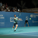Momento de acción durante la jornada de este sábado del Cap Cana República Dominicana Open.