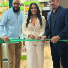 Sandy Santos, Evelin Calderón y Francisco Montilla.