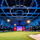 El fabuloso físico-virtual SoFi Stadium ubicado en Palm Beach Gardens, Florida, es la sede de la TGL League que lideran Tiger Woods y Rory McIlroy (Foto: Getty Images).