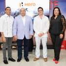 Carlos Lopez,  Ricardo Rubio,  Augusto Núnez y Ana Marval.