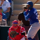 Teoscar Hernández comenzó perfecto la pretemporada con los Esquivadores.