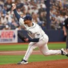 Drew Ramussen se lució desde el montículo con los Rays.