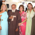 Carmen González, Fray José  María Guerrero, Mery Dauhager Lissette Delmonte y Vanessa Perdomo