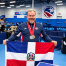 Roberto Brito amplía la nómina de tenimesistas exaltados al Pabellón de la Fama del Deporte Dominicano.