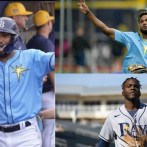 Rosario, Caminero y Simon: con una meta común en el infield de Tampa