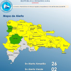 Unas 26 provincias en alerta amarilla por efectos de vaguada y sistema frontal