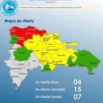 COE aumenta a 26 las provincias en alerta; cuatro en alerta roja