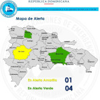 El Gran Santo Domingo y otras provincias en alerta verde; San Juan en alerta amarilla por vaguada