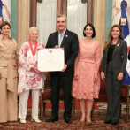 El Presidente condecoró a Rosa Margarita Bonetti