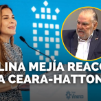 CAROLINA MEJÍA CATALOGA COMO “DESAFORTUNADAS” DECLARACIONES DE MIGUEL CEARA-HATTON