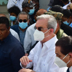 Llegada del Presidente Abinader a la zona de desastre en San Cristóbal