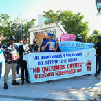 Maestros protestan frente a sede de Educación en reclamo de nombramientos