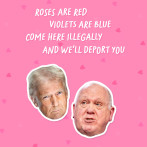 El poema de Trump a los migrantes por San Valentín: 